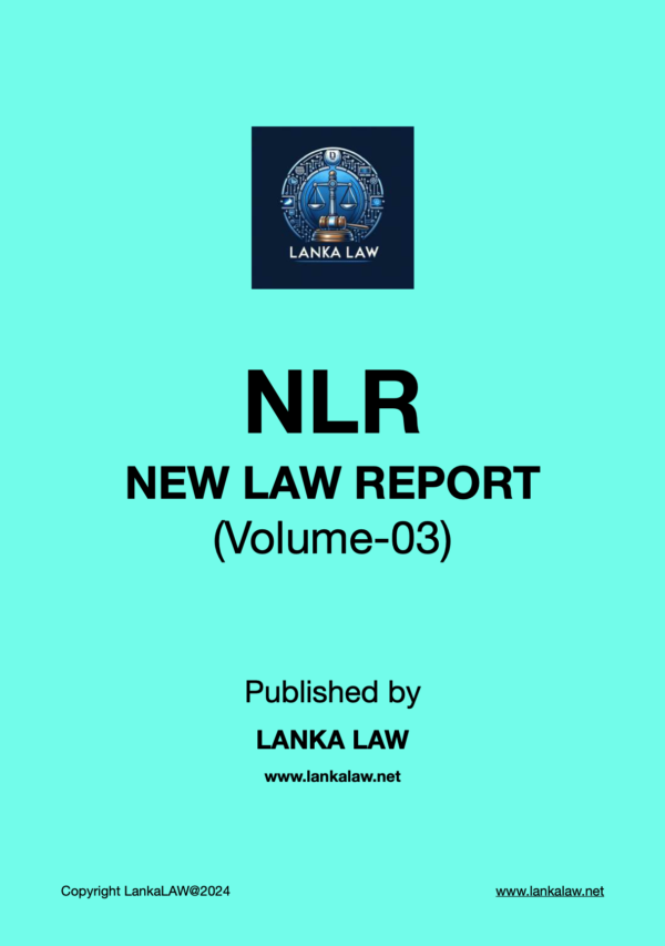 New Law Report (Volume 3)