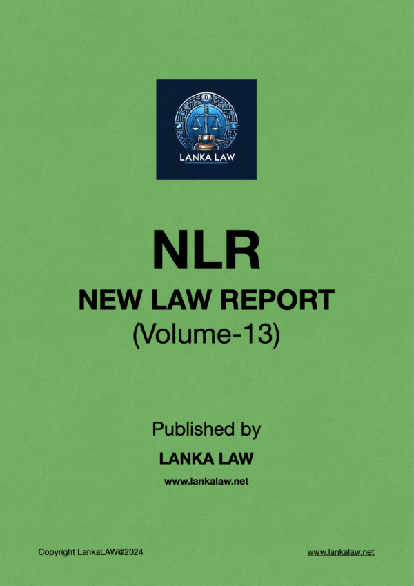 New Law Report (Volume 13)