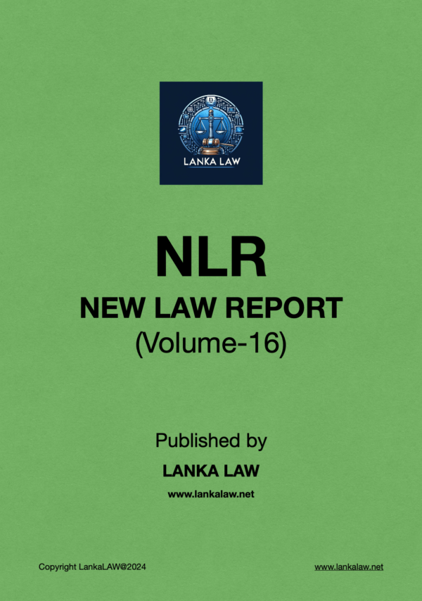 New Law Report (Volume 16)