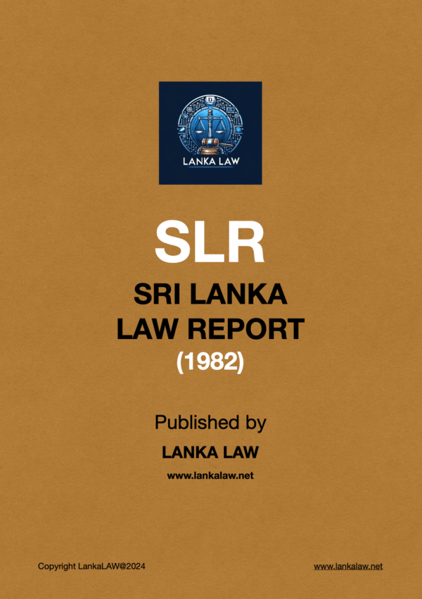 Sri Lanka Law Report (1982)