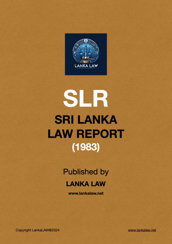 Sri Lanka Law Report (1983)