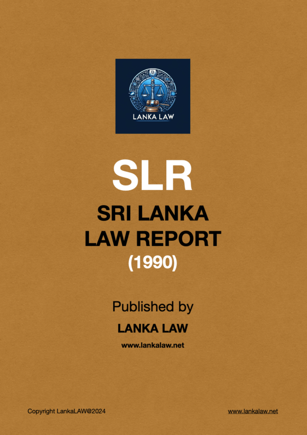 Sri Lanka Law Report (1990)