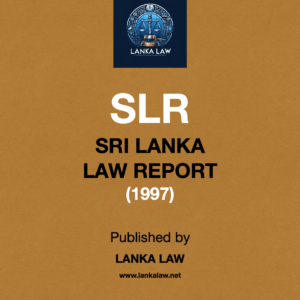 Sri Lanka Law Report (1997)