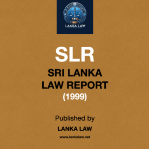 Sri Lanka Law Report (1999)