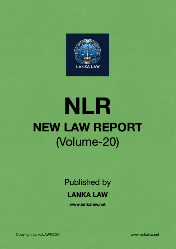 New Law Report (Volume 20)