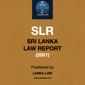 Sri Lanka Law Report (2001)