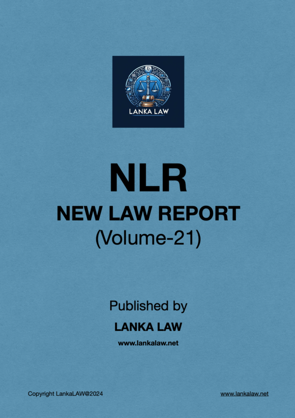 New Law Report (Volume 21)