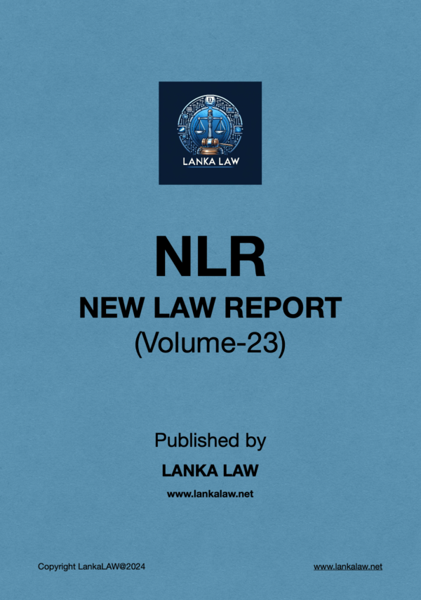 New Law Report (Volume 23)