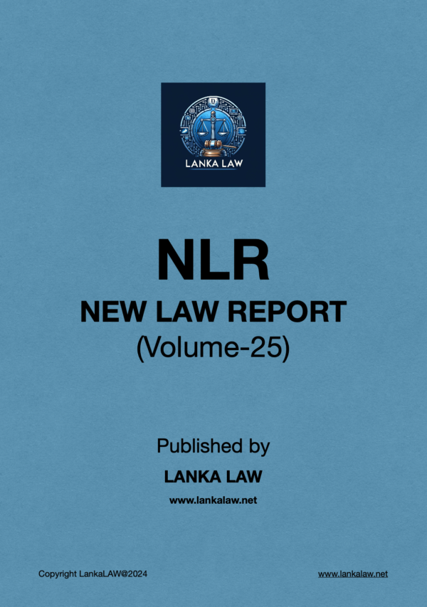 New Law Report (Volume 25)