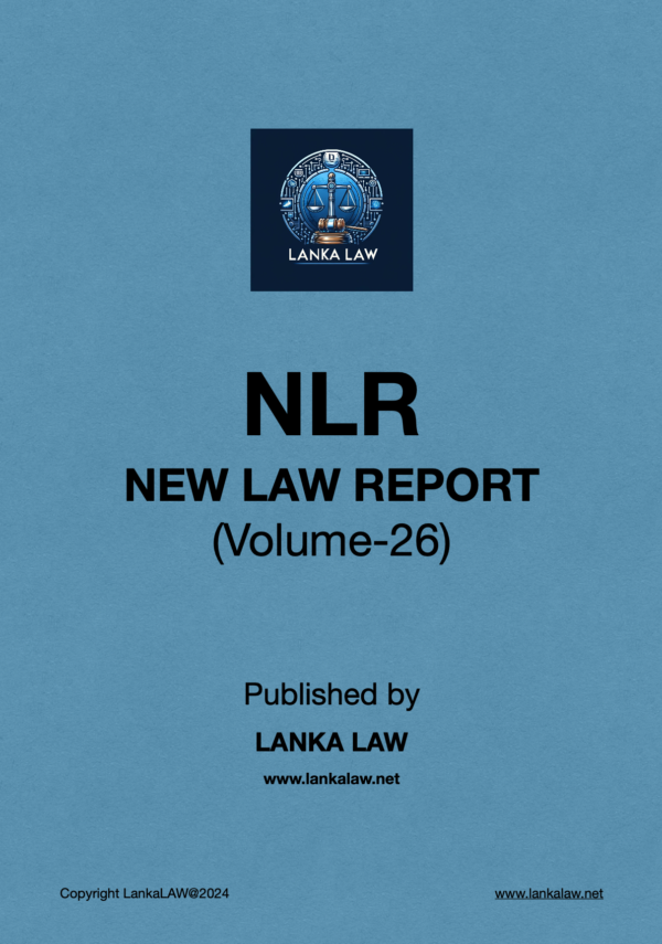 New Law Report (Volume 26)