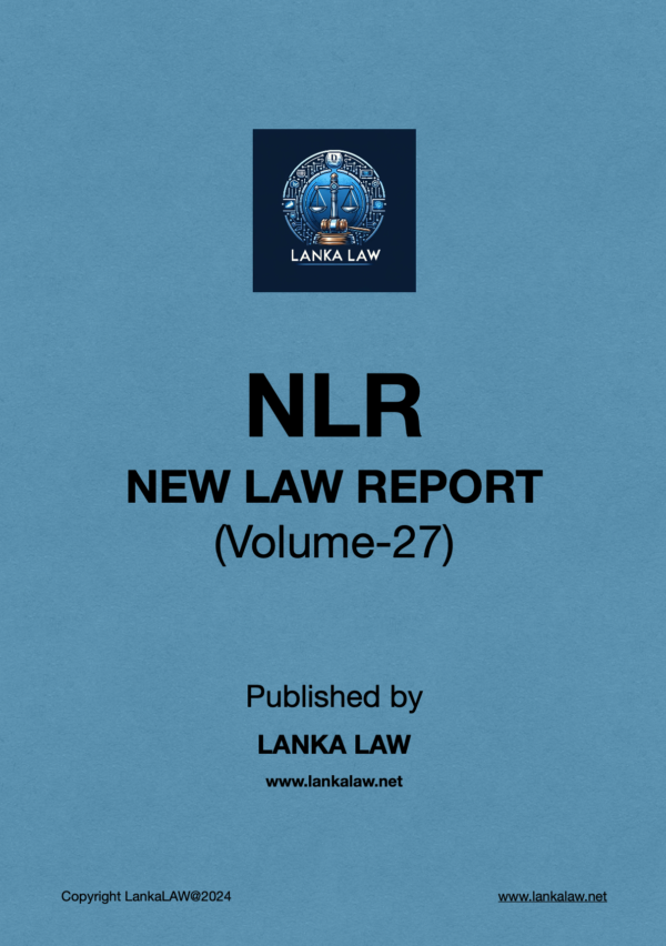 New Law Report (Volume 27)