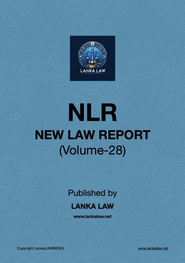 New Law Report (Volume 28)