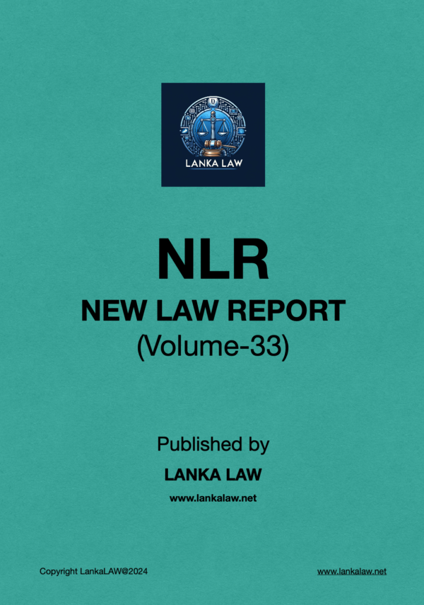 New Law Report (Volume 33)