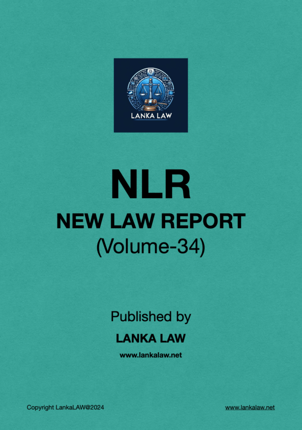 New Law Report (Volume 34)