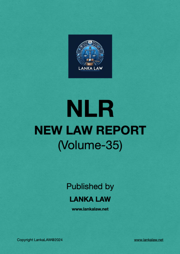 New Law Report (Volume 35)