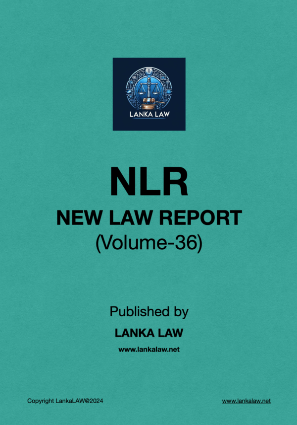 New Law Report (Volume 36)