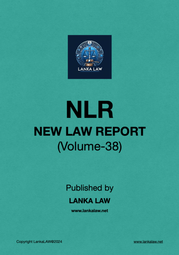 New Law Report (Volume 38)