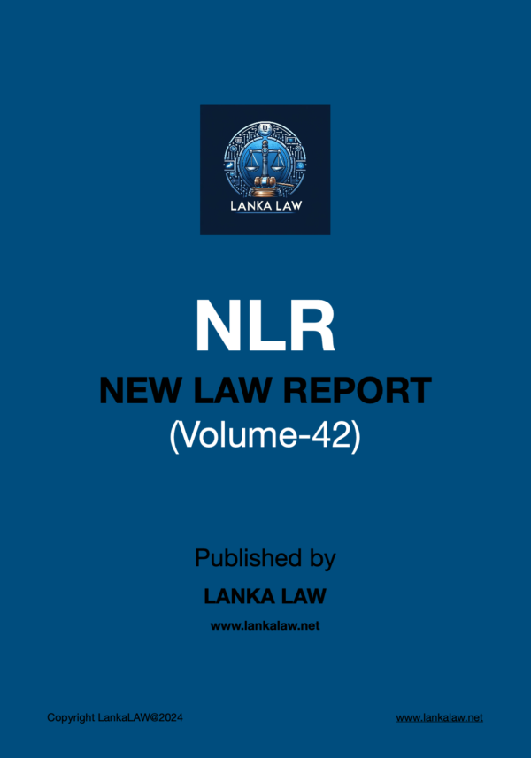 New Law Report (Volume 42)