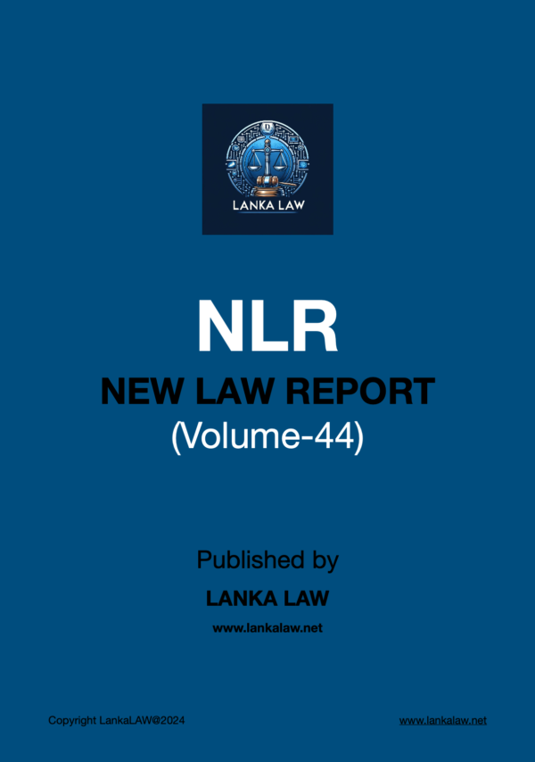 New Law Report (Volume 44)