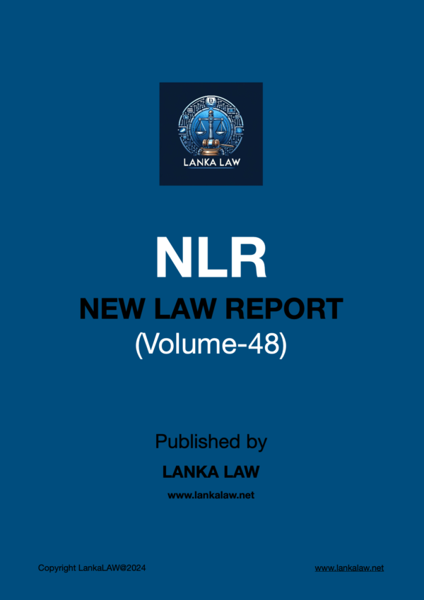 New Law Report (Volume 48)