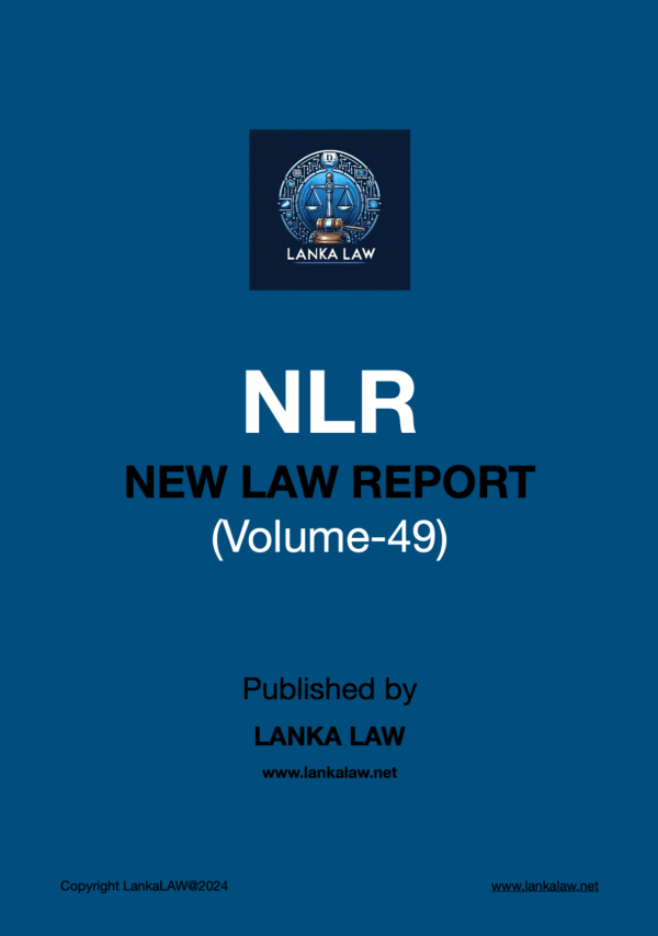 New Law Report (Volume 49)