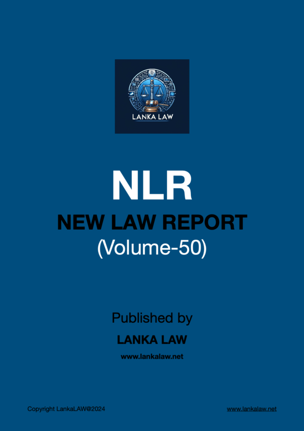 New Law Report (Volume 50)