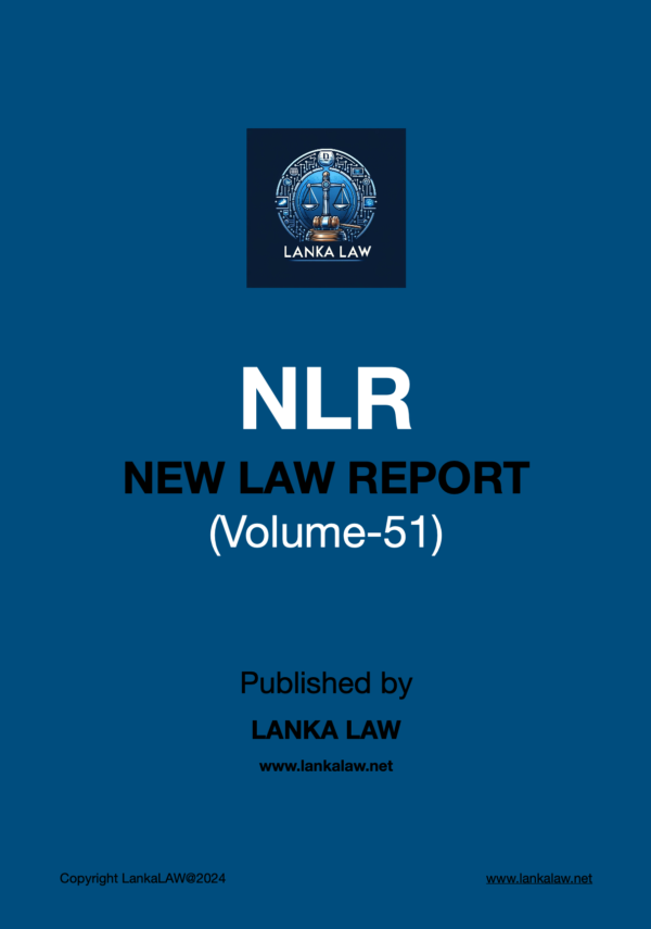 New Law Report (Volume 51)