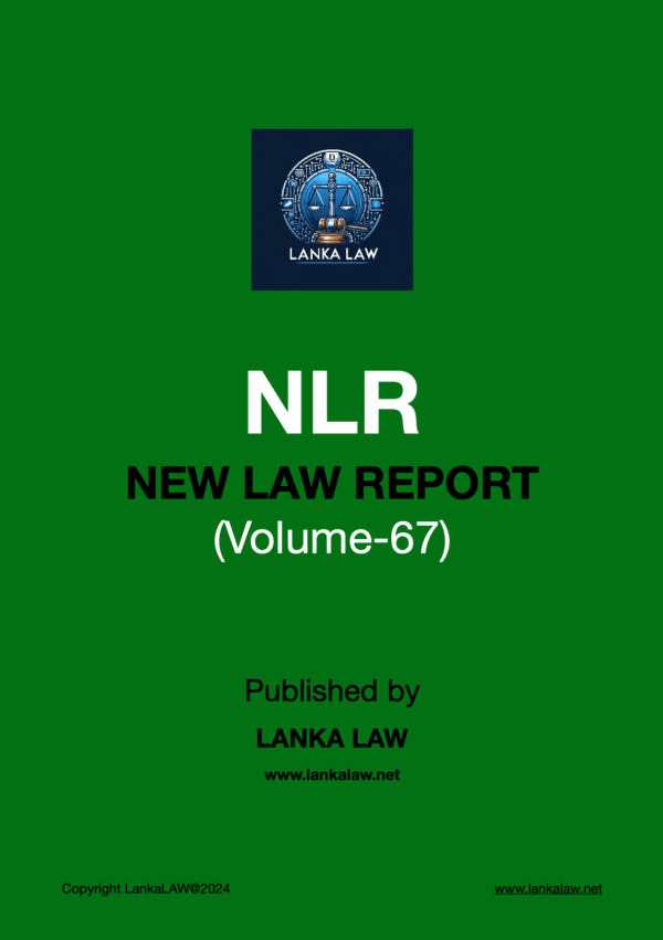 New Law Report (Volume 67)