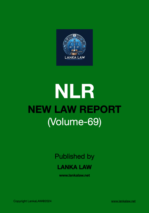 New Law Report (Volume 69)