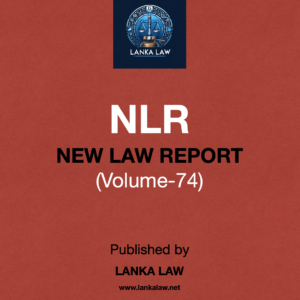 New Law Report (Volume 74)