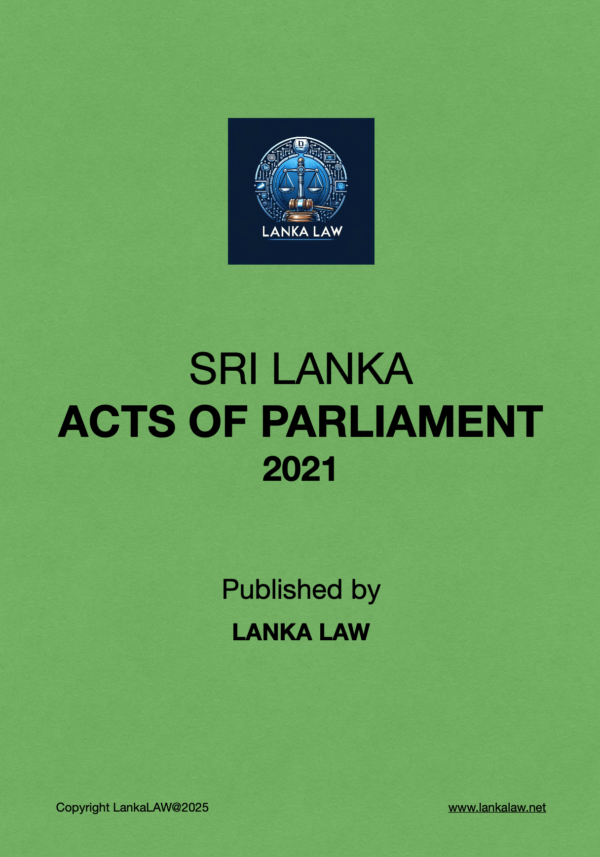 Acts of Parliament 2021