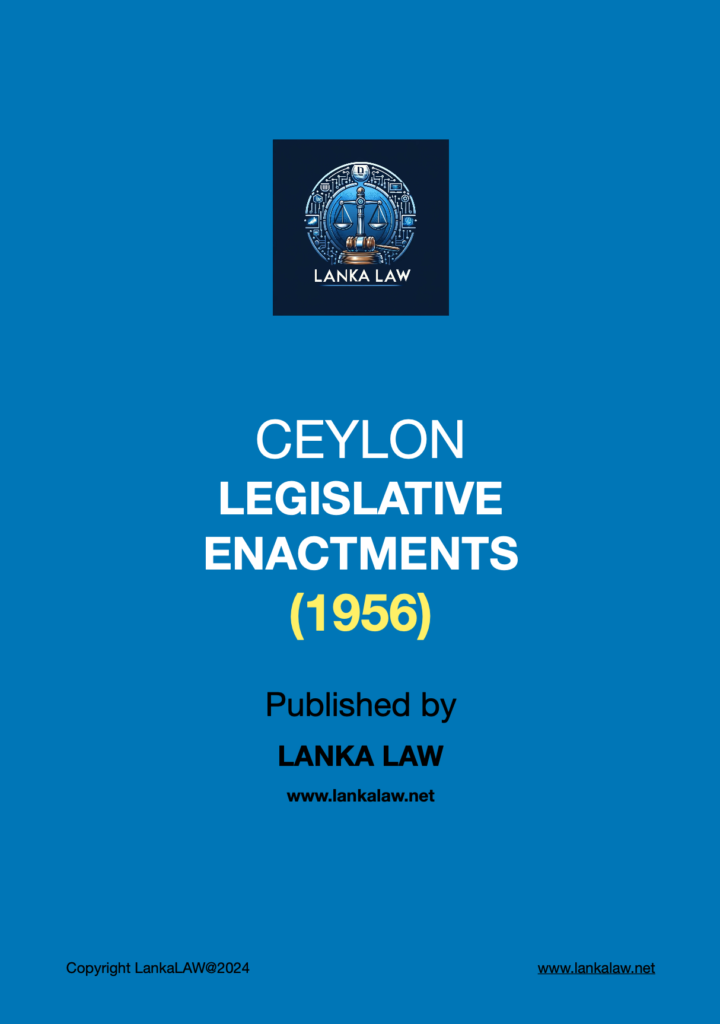 Legislative Enactments (1956)