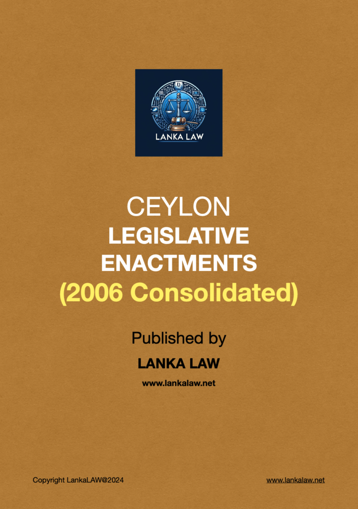 Legislative Enactments (2006 Consolidated)