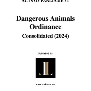 Dangerous Animals Ordinance (Consolidated) 2024