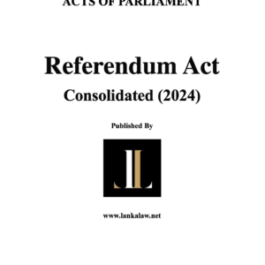 Referendum Act (Consolidated) 2024